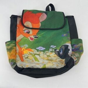 Vintage Disney Loungefly Bambi Backpack Bookbag Purse Bag Tote